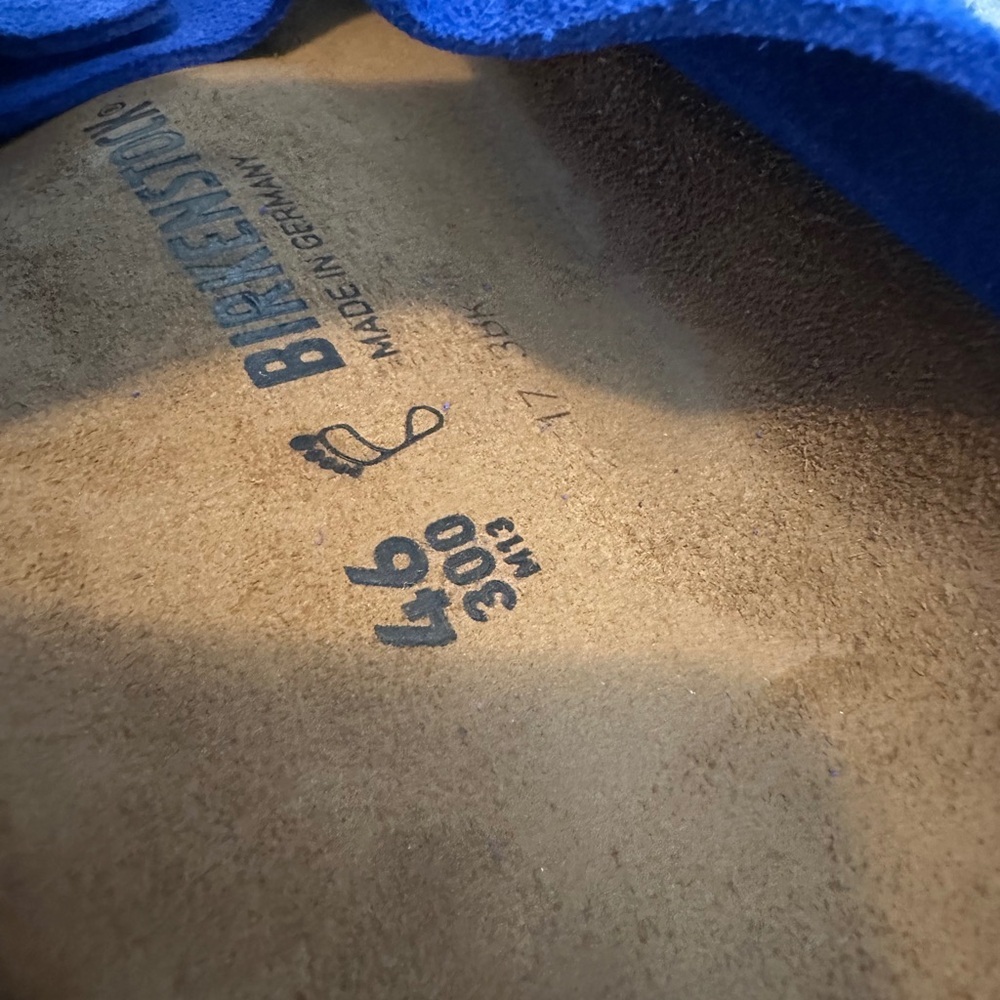 Birkenstock Uji Nubuck-Suede Leather - Ultra Blue - Picture 3 of 3
